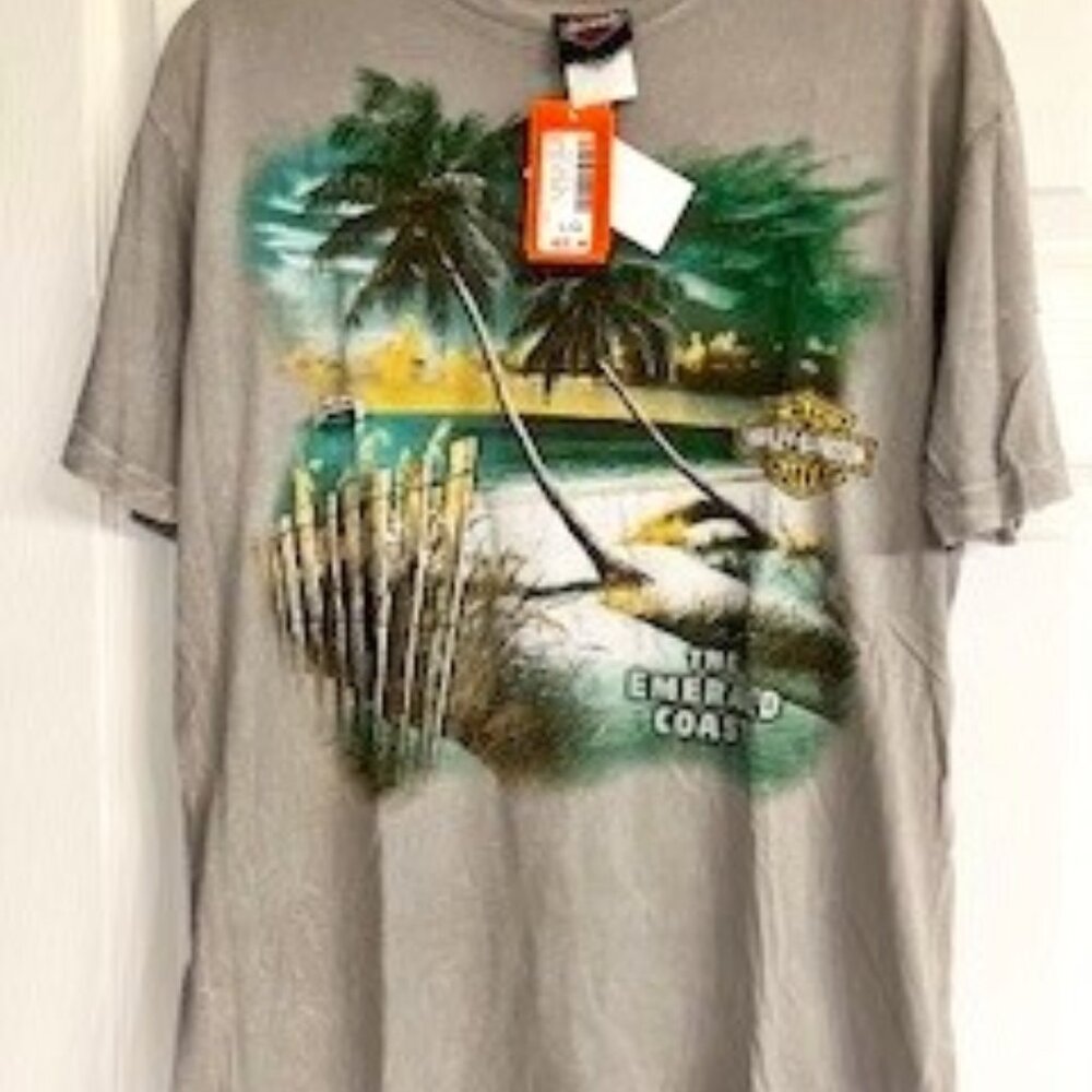 NWT Men's Harley-Davidson Emerald Coast T-Shirt Large